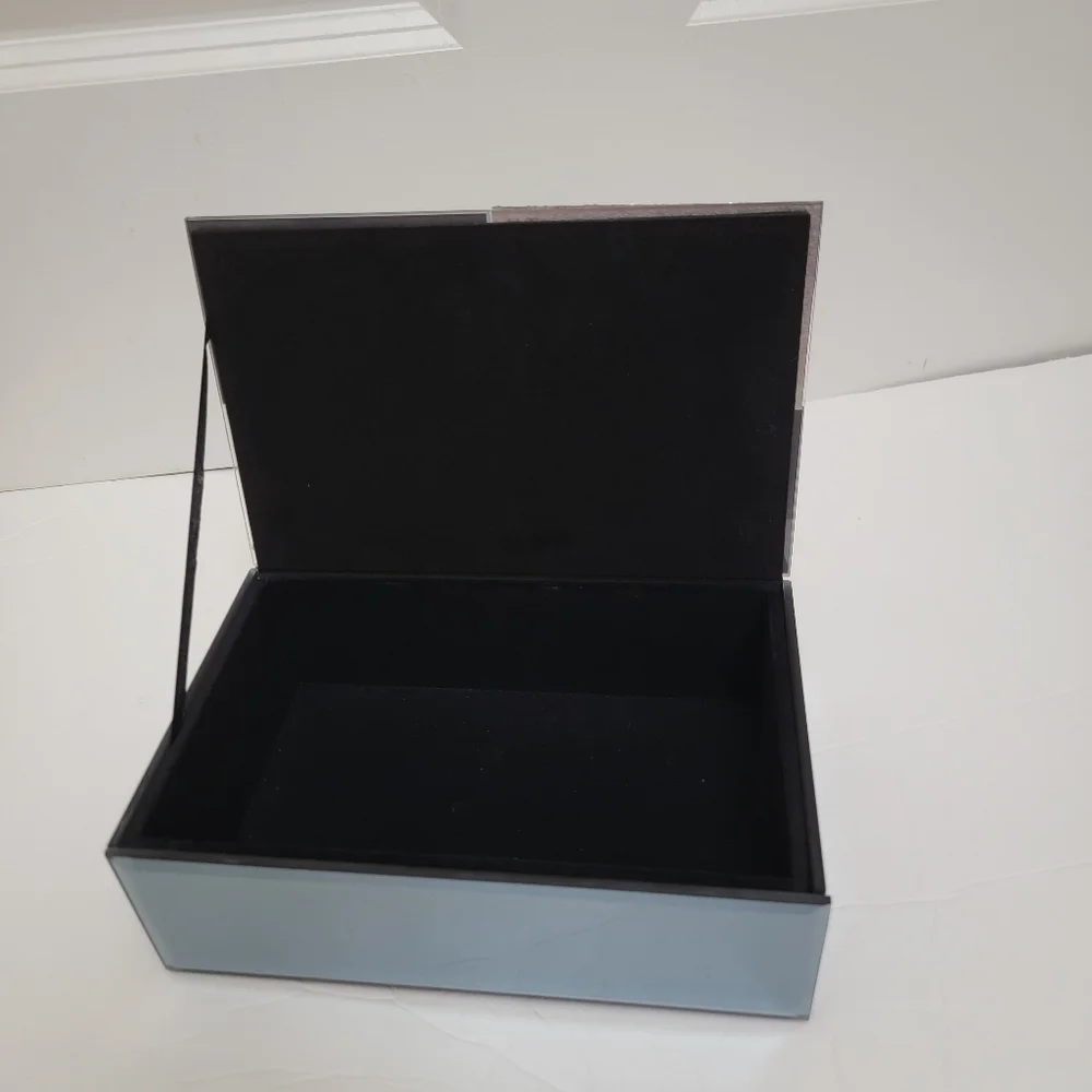 Mirror Jewelry, storage box with rhinestones